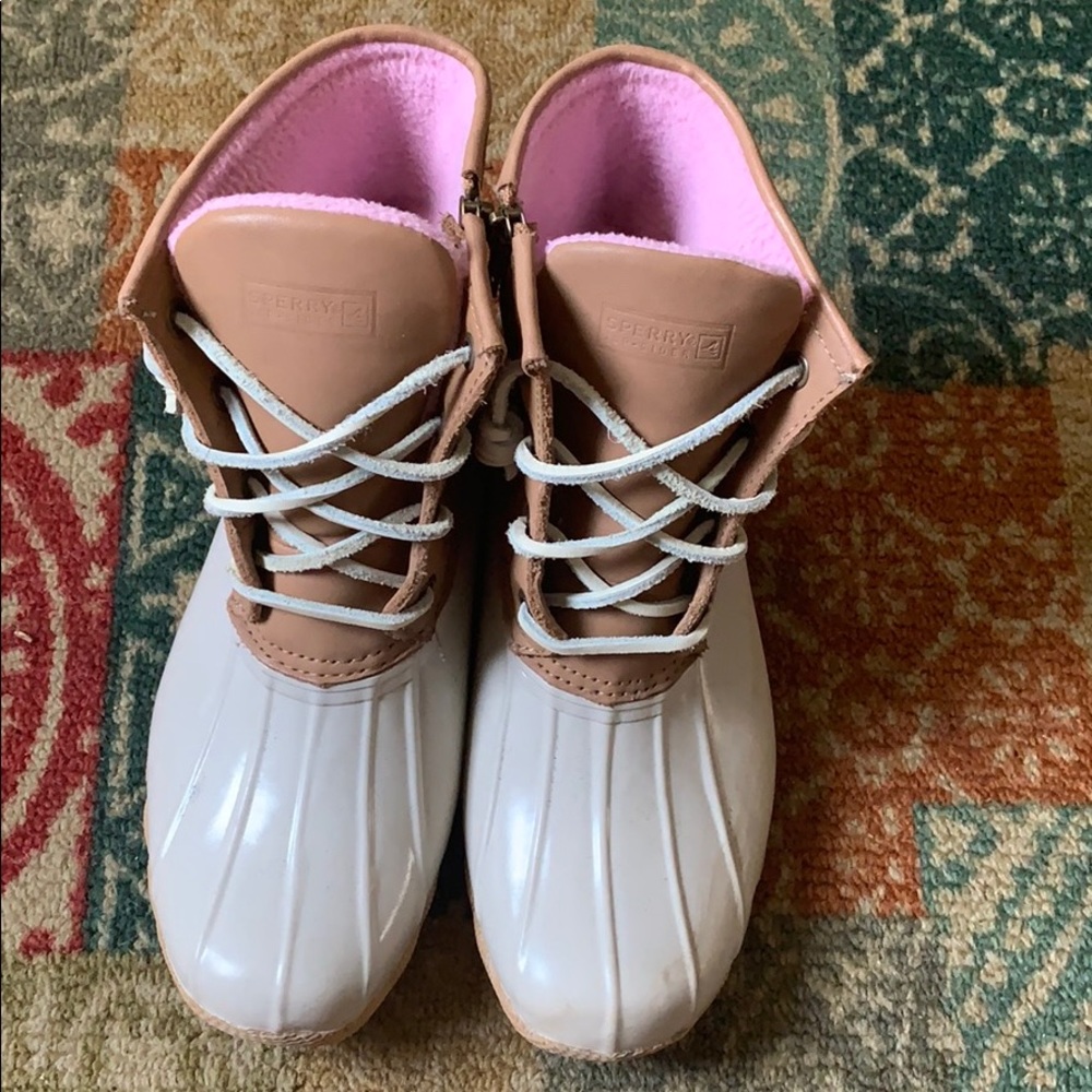 Speedy Top Sider Duck Boot Barely Worn - image 1